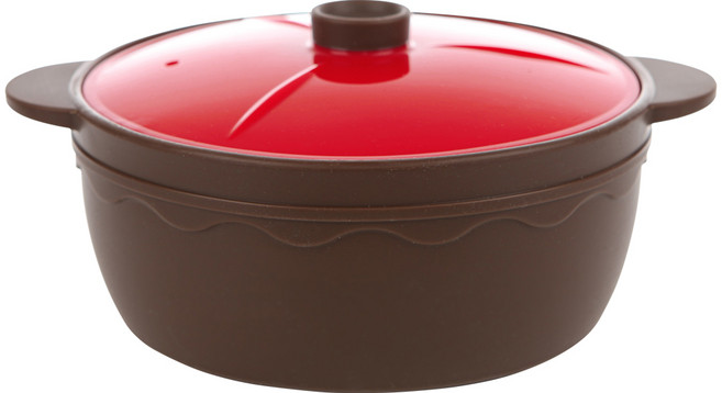 인콕 실리콘 냄비 대, 핑크, 1개