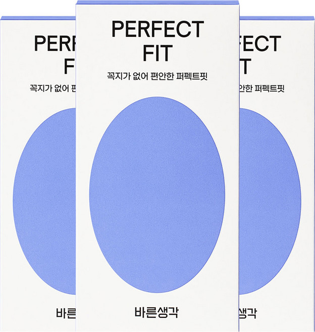 바른생각 퍼펙트핏 콘돔, 12개입, 3개
