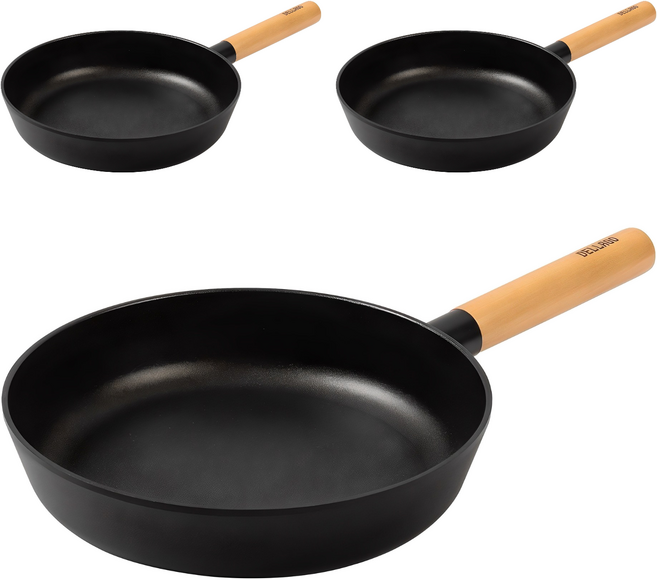 델라고 국산 우드 베이직 프라이팬, 24cm, 3개
