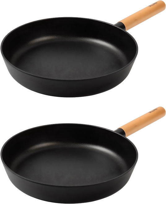 델라고 국산 우드 베이직 프라이팬, 28cm, 2개