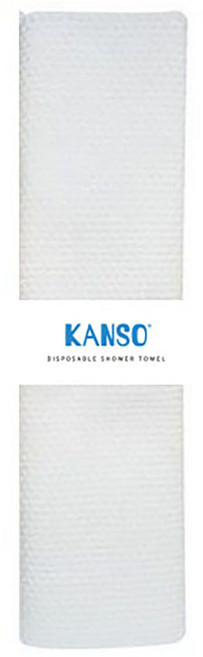 간소 더 도톰한 일회용 샤워타올, 화이트, 1개입, 100개