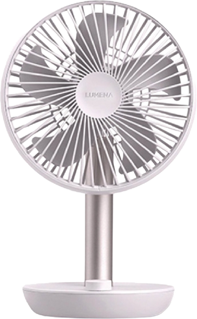 Lumena USB 桌上型擺頭隨行風扇, STAND 3Z, 藕粉色