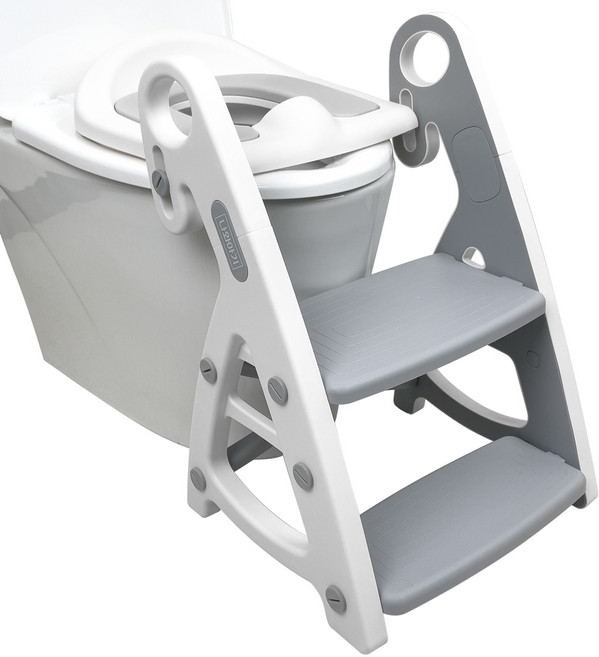 나와아기 유아 사다리 변기 시트, 혼합색상, 1개