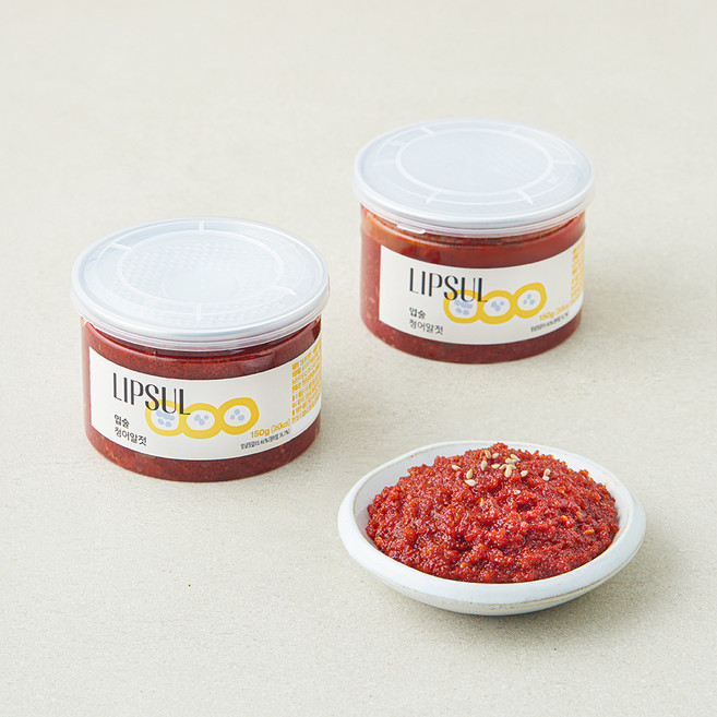 입술젓갈 청어알젓, 2개, 150g