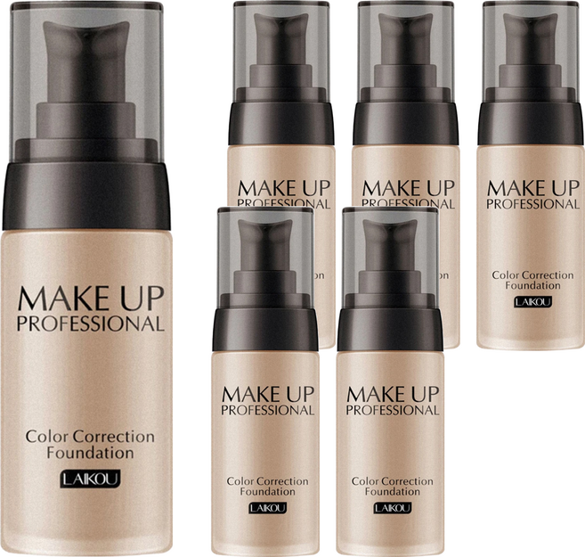 LAIKOU 萊蔻 煥彩修顏粉底液 40ml, 深膚色, 6瓶