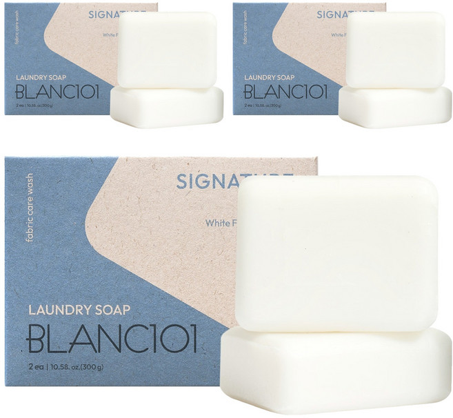 블랑101 세탁비누 시그니처 2p, 3개, 300g