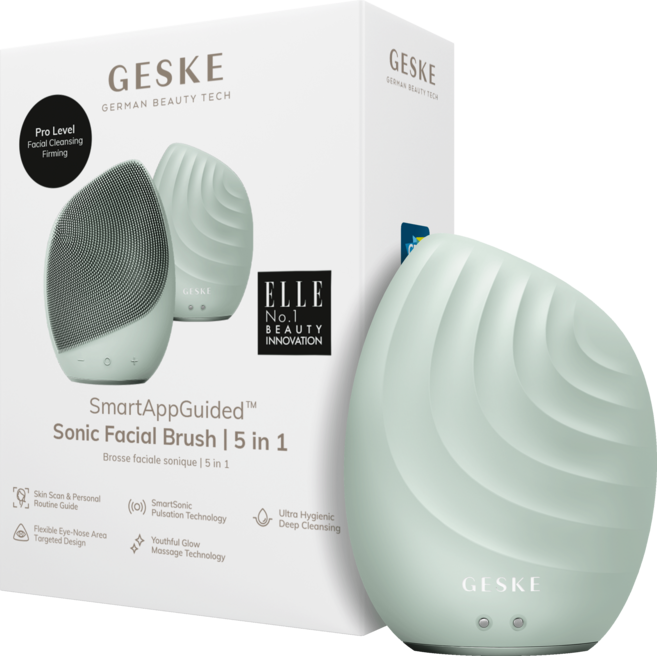 게스케 소닉 페이셜 5 in 1 브러시, GK000010GN01, 그린