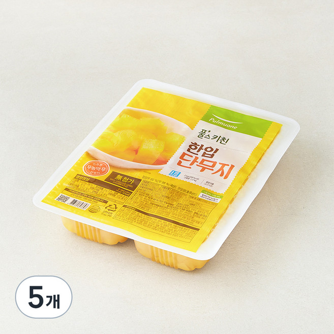 풀무원 한입 단무지, 2kg, 5개