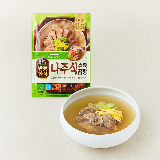 풀무원 반듯한식 나주식 수육곰탕 냉장, 450g, 1개