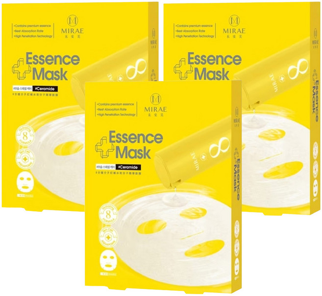 MIRAE 未來美 分子釘補水微分子精華面膜, 4片, 3盒