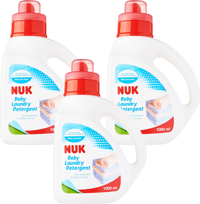NUK 嬰兒洗衣精, 1L, 3瓶