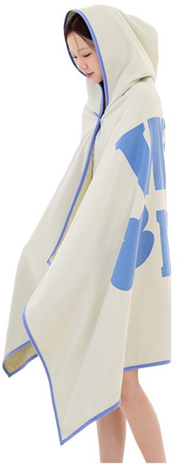 위크나인 로버 비치타올, 아이보리, 1개