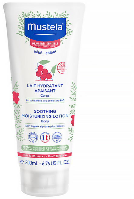 mustela 慕之恬廊 舒恬良 敏弱修復潤身乳, 200ml, 1條