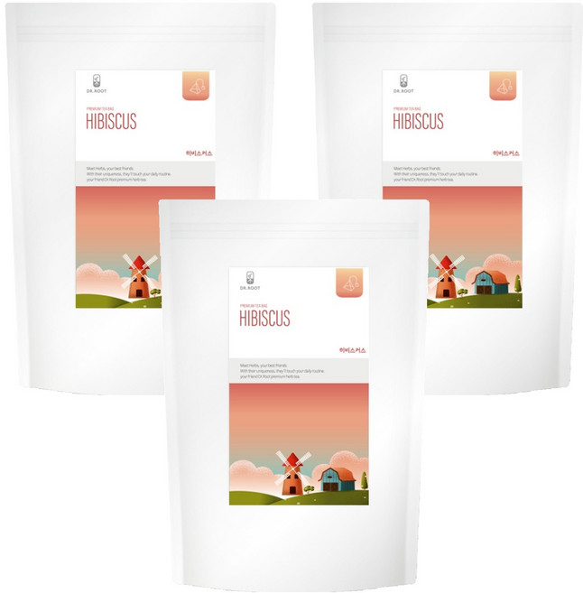 닥터루트 히비스커스차 삼각티백, 1.2g, 100개입, 3개