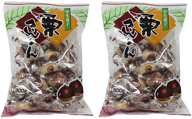 마루이치세이카 밤긴돈 밤만쥬, 300g, 2개