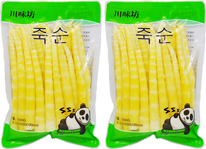 천미방 삶은 죽순 홀, 1kg, 2개