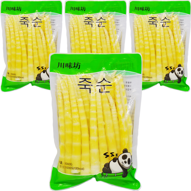 천미방 삶은 죽순 홀, 1kg, 4개