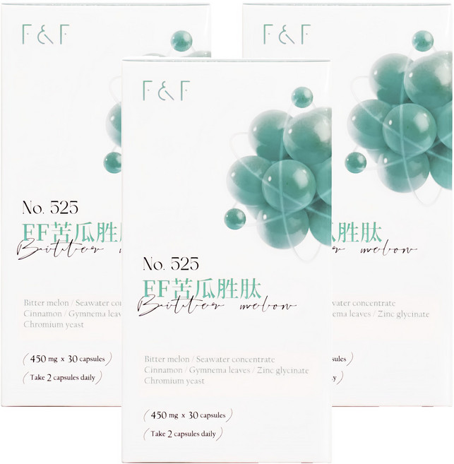 FAST&FREE 苦瓜胜肽膠囊, 30顆, 3罐