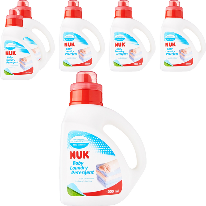 NUK 嬰兒洗衣精, 1L, 6瓶