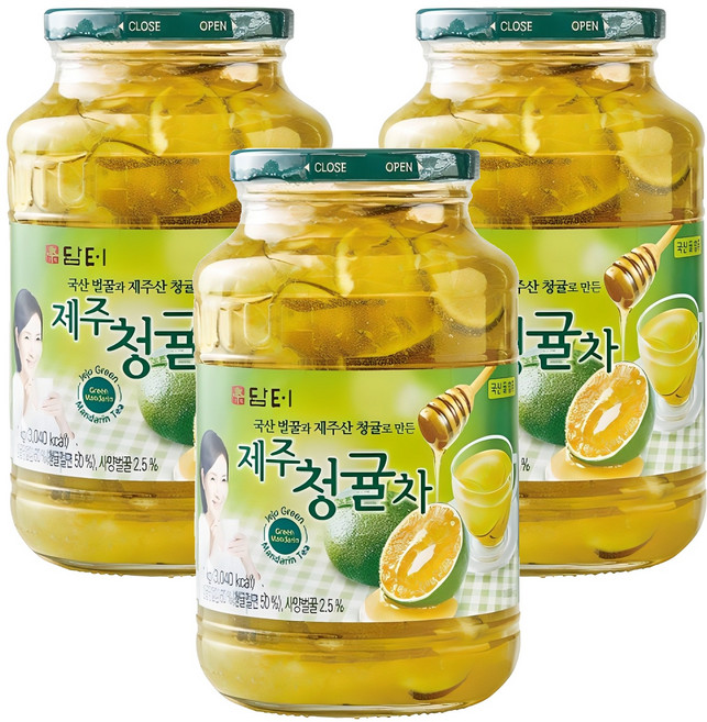 담터 제주 청귤차, 1kg, 1개입, 3개