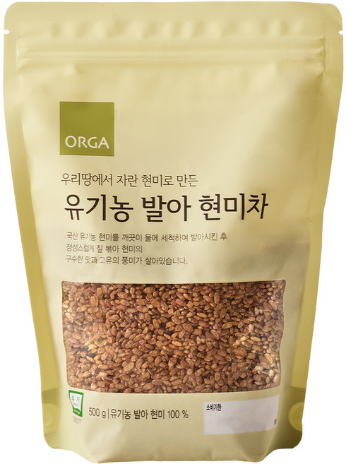 올가홀푸드 유기농 발아 현미차, 500g, 1개