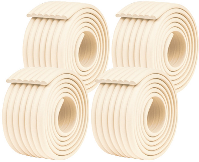 아가드 W형 모서리보호대, 크림, 4개