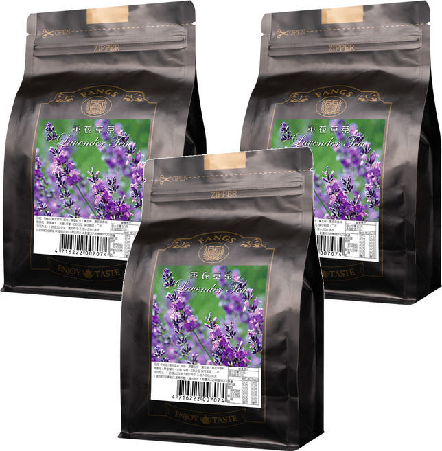 FANGS 方氏 薰衣草茶, 230g, 3袋, 230g