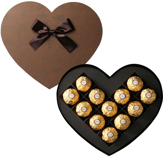 페레로로쉐 초콜릿 하트 선물세트 T12, 150g, 1개