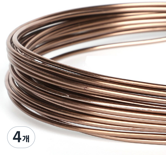 anplant 盆栽用鐵絲 1mm x 2m, 4個