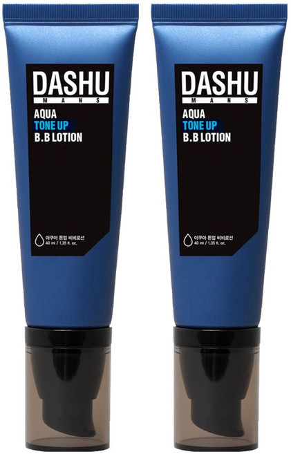 다슈 맨즈 아쿠아 톤업 비비로션 40ml, 23호, 2개