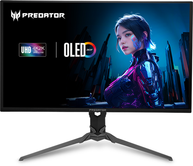 acer 宏碁 UHD 桌上型螢幕 QD-OLED 240hz 31.5吋 原廠保固, 80.01cm, X32 X2