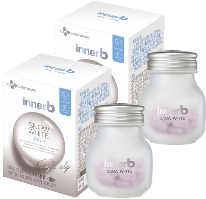 이너비 스노우화이트 28g, 56정, 2개