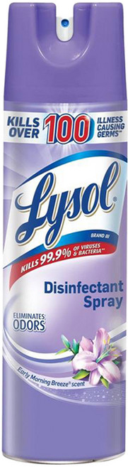 Lysol 來舒 抗菌清潔噴霧 清晨微風, 19oz, 1瓶