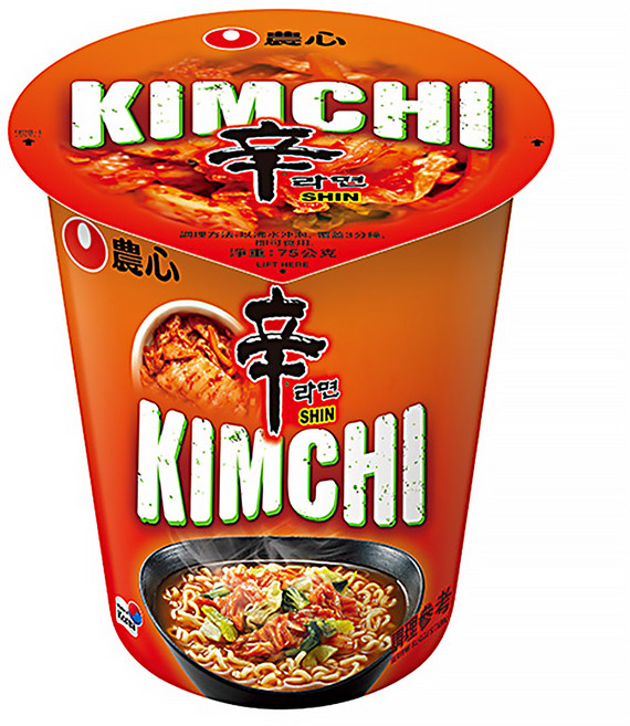 NONGSHIM 農心 辛辣白菜風味杯麵 75g, 1入