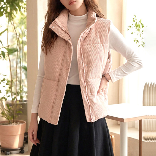 POPLARNC 女款 Baral 燈芯絨鋪棉背心 P25FV081447