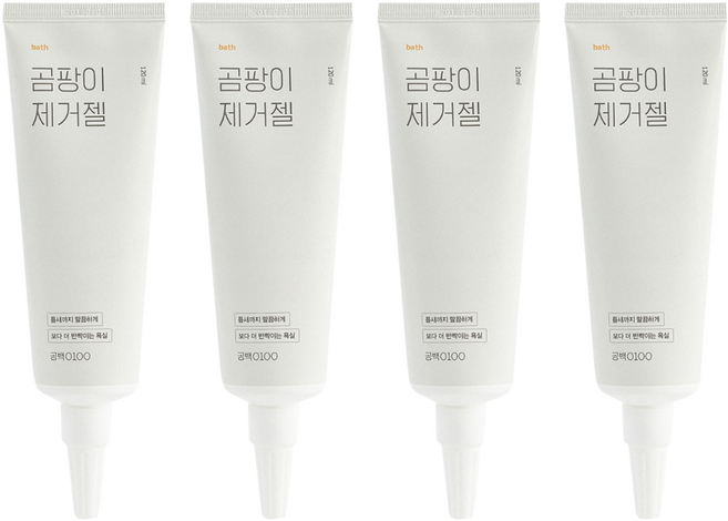 공백0100 곰팡이제거젤, 120ml, 4개