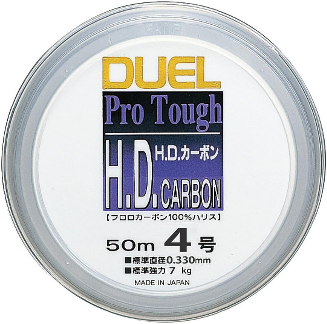 DUEL H.D. CARBON 碳纖線 子線 4號 50m H812, 1捲