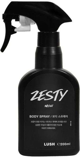 러쉬 제스티 보디 스프레이, 200ml, 1개 - 쿠팡