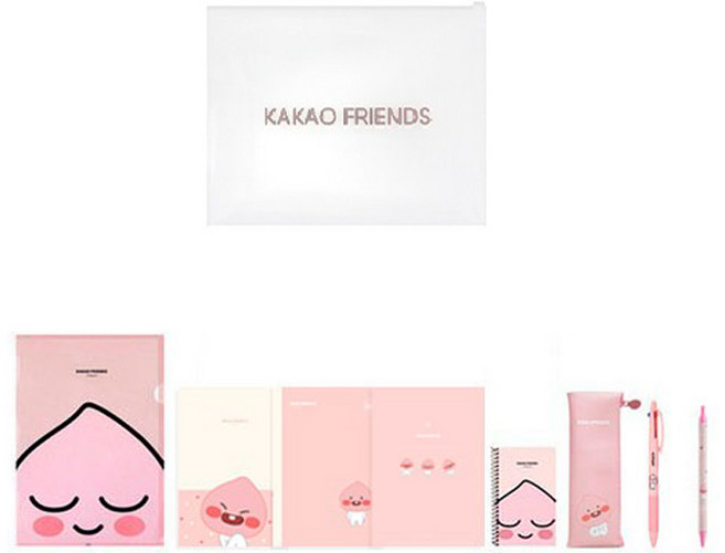 카카오프렌즈 신학기 실속구성 문구세트 A, 어피치, 1개
