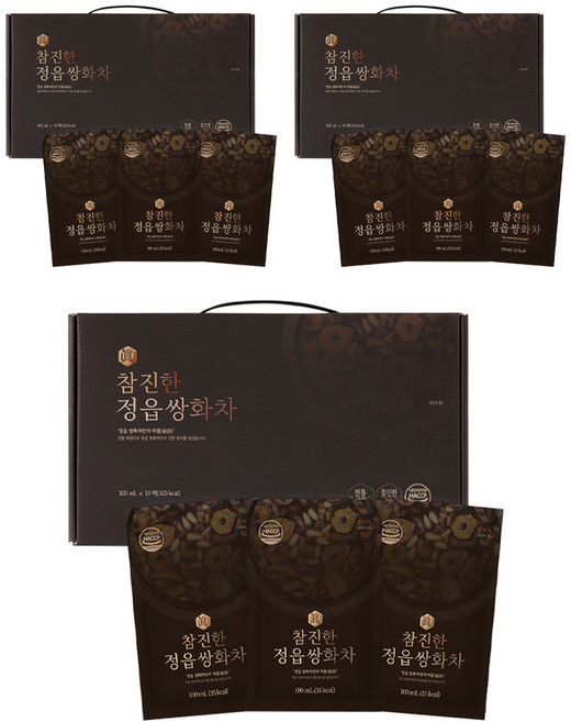 유기농마루 정품 참 진한 정읍 쌍화차, 100ml, 15개입, 3개