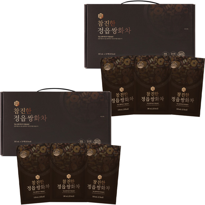 유기농마루 정품 참 진한 정읍 쌍화차, 100ml, 15개입, 2개