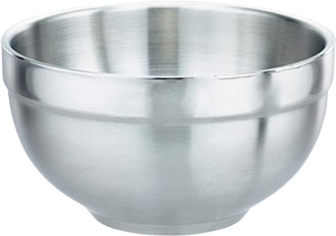 PLUS PERFECT 理想 極緻316雙層碗14cm1入(無蓋), 銀色, 1個