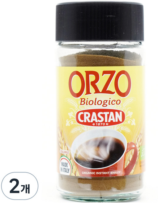 크라스탄 유기농 오르조 보리차, 85g, 1개입, 2개