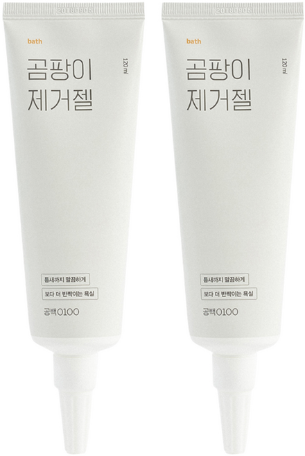 공백0100 곰팡이제거젤, 120ml, 2개