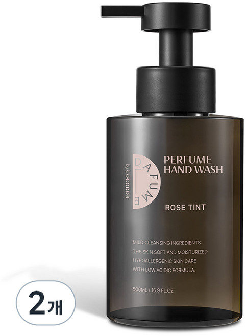 다퓸 시그니처 퍼퓸 핸드워시 로즈틴트, 500ml, 2개