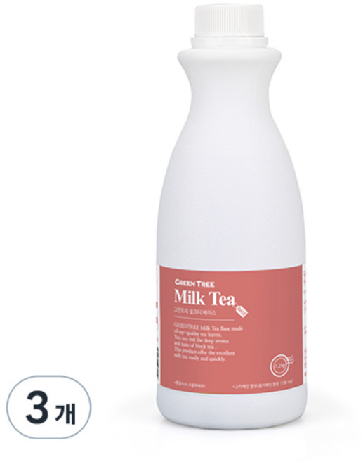 GreenTree 밀크티베이스, 1.2kg, 3개