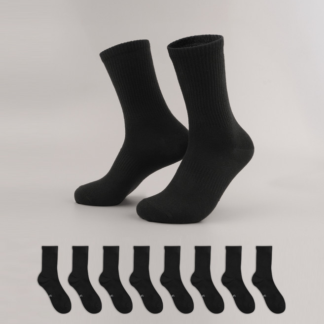 삭피엔스 데오프리 아치 서포트 논쿠션 스포츠 장목 양말 8켤레 세트