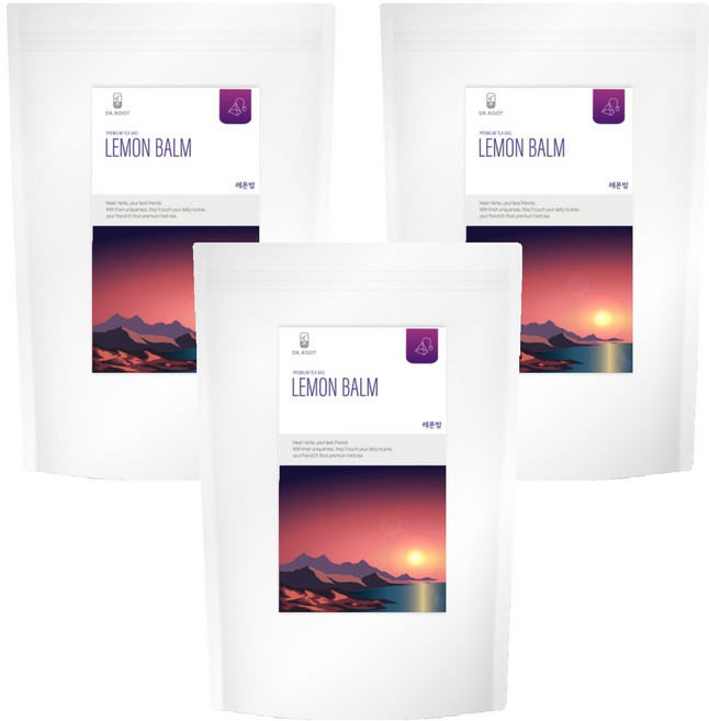 닥터루트 레몬밤차 삼각티백, 1.2g, 100개입, 3개