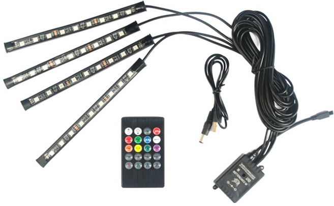 비상 자동차 풋등 LED바 36구, 혼합색상, 1개