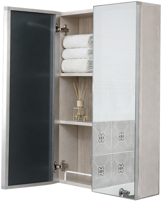 밀러 우드가이드 욕실 수납장, 혼합색상, 1개